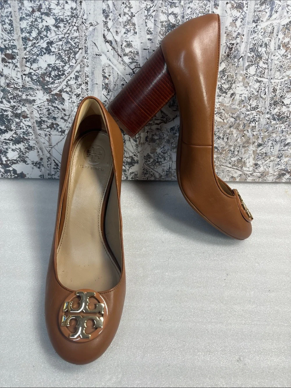 Tory Burch Block-Heel Pumps